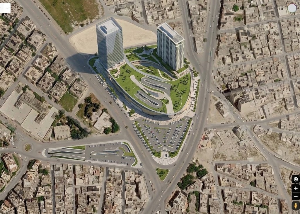 Conceptual Mass — Mixed-Use Towers & Mall Podium